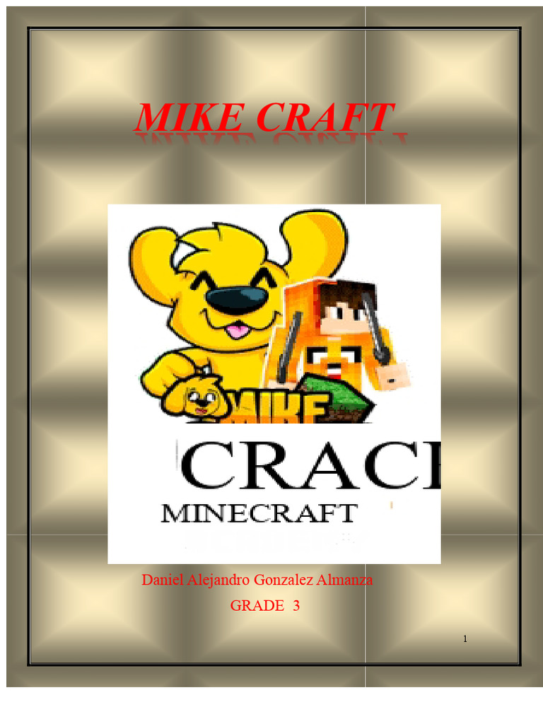 MIKE CRAFT BOOK | PDF | Attention Deficit Hyperactivity Disorder