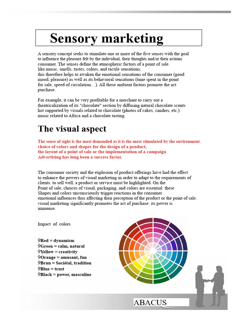 Sensory Marketing Strategies Explained | PDF | Senses | Perception