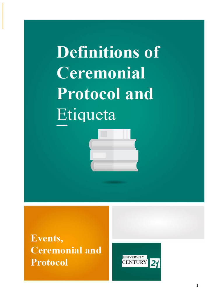 Understanding Ceremonial, Protocol, Etiquette | PDF | Etiquette ...