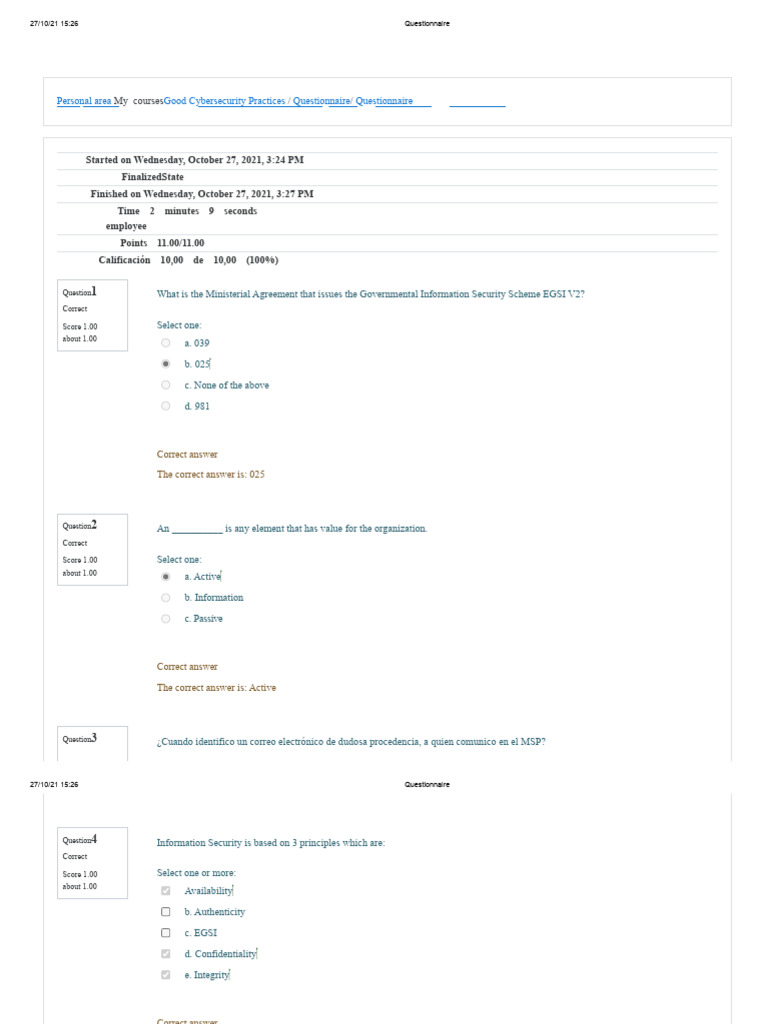 Questionnaire (1) | PDF | Phishing | Secure Communication