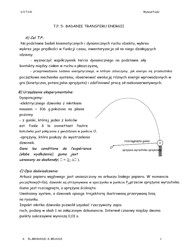 tp5 - Transfer Energii | PDF