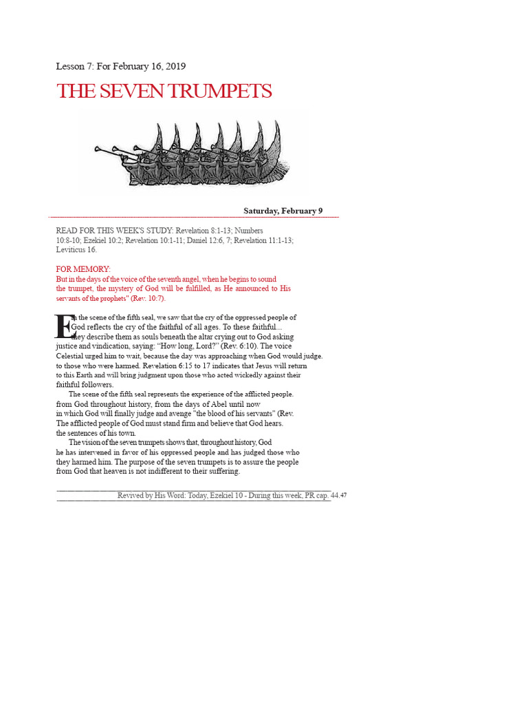Understanding the Seven Trumpets in Revelation | PDF | Second Coming ...