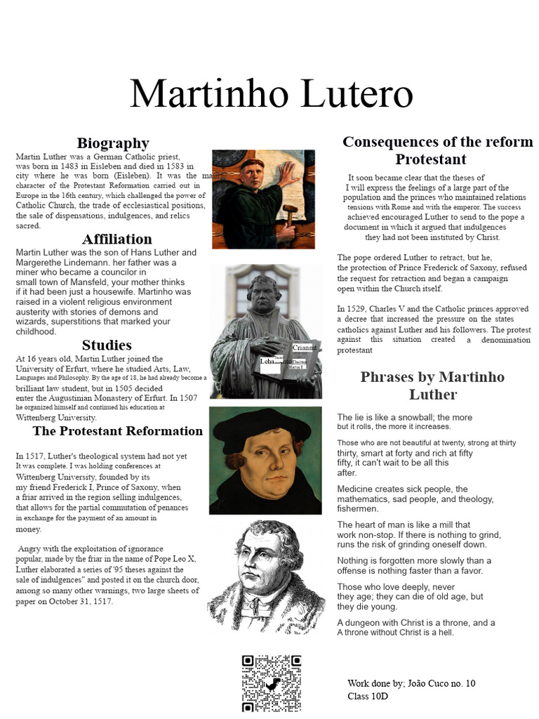 Martin Luther and the Protestant Reformation | PDF | Martin Luther ...
