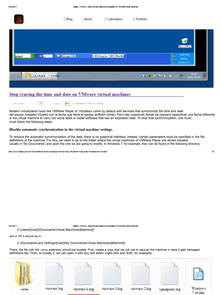 Stop Time Sync in VMware VMs | PDF | Computer File | Virtual Machine