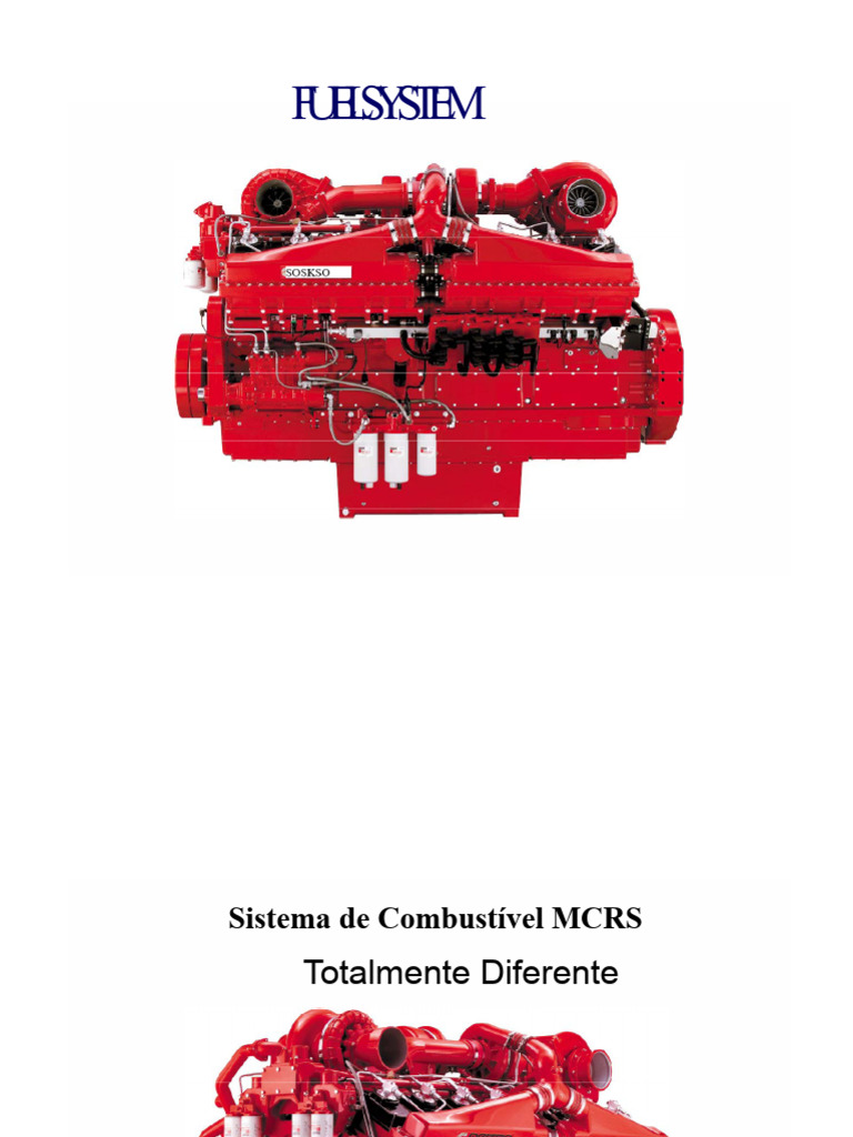 Sistema de Combustível MCRS: Funcionamento e Componentes | PDF | Bomba ...