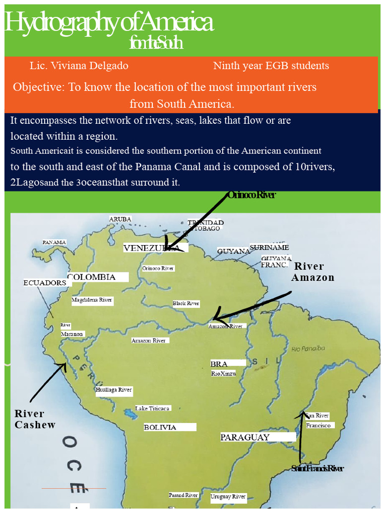 Key Rivers of South America | PDF