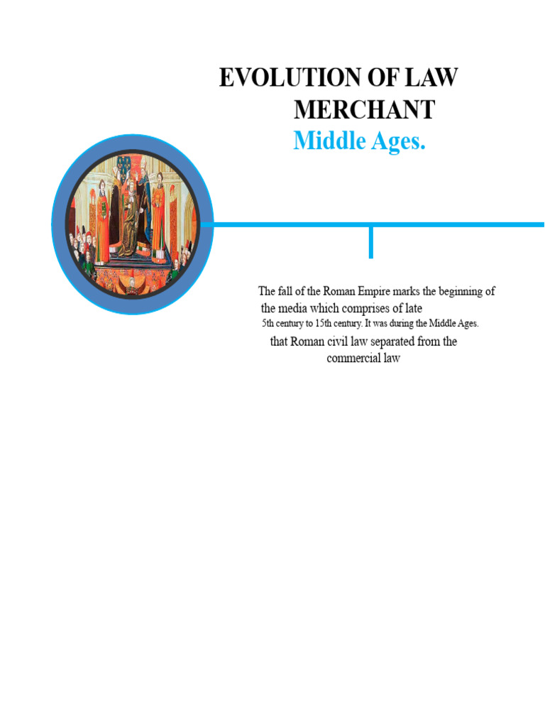 Evolution of Merchant Law in the Middle Ages | PDF | Middle Ages ...