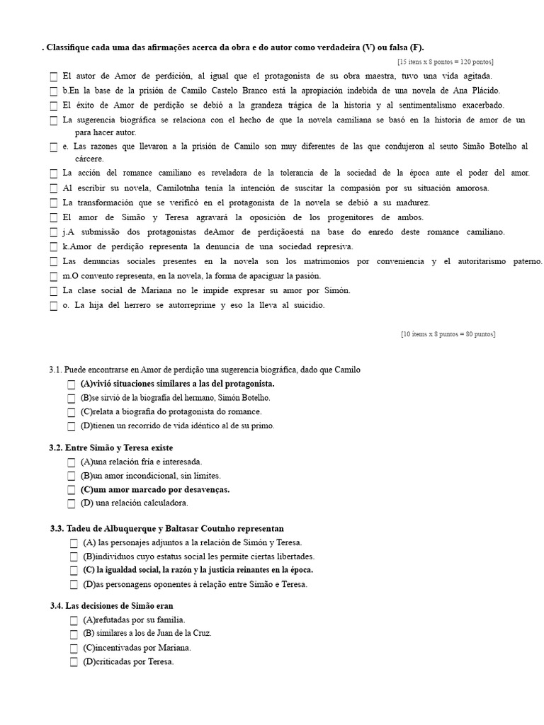 Amor de Perdición | PDF | Novelas