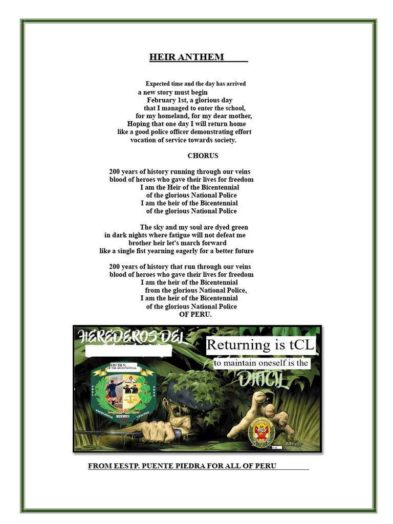 HEIR ANTHEM | PDF