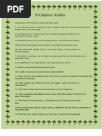 Sphinx Riddles and Their Answers | PDF
