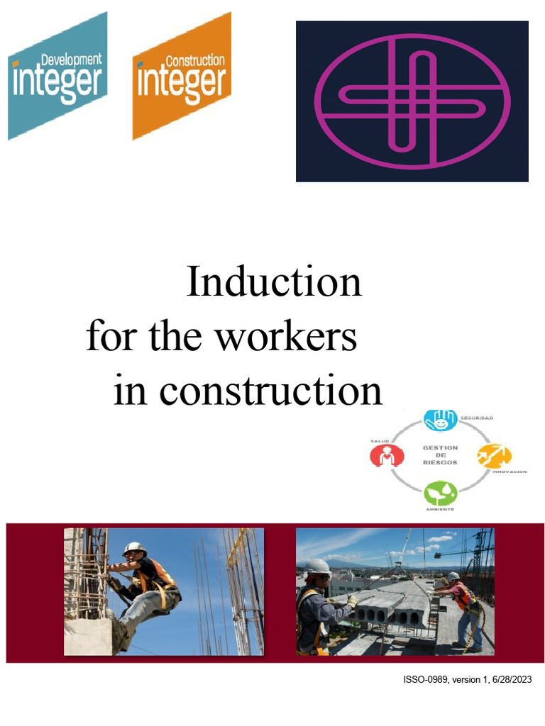 Construction Worker Induction Guidelines | PDF | Personal Protective ...