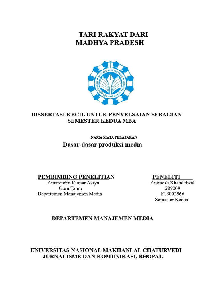 Final Tari Rakyat | PDF