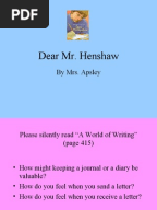 Worksheet Dear Mr Henshaw Worksheets dear mr henshaw cleary novel study similar to study