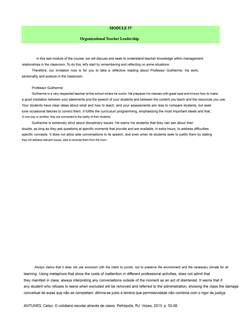 Teacher Leadership in Classroom Management | PDF | Learning | Teachers