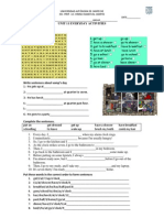 Vocabulary Activities Units 11-12-13 15