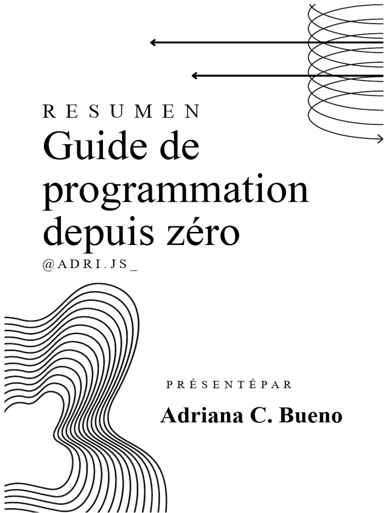 Guide de Programmation Depuis Zéro | PDF | Programmation informatique ...