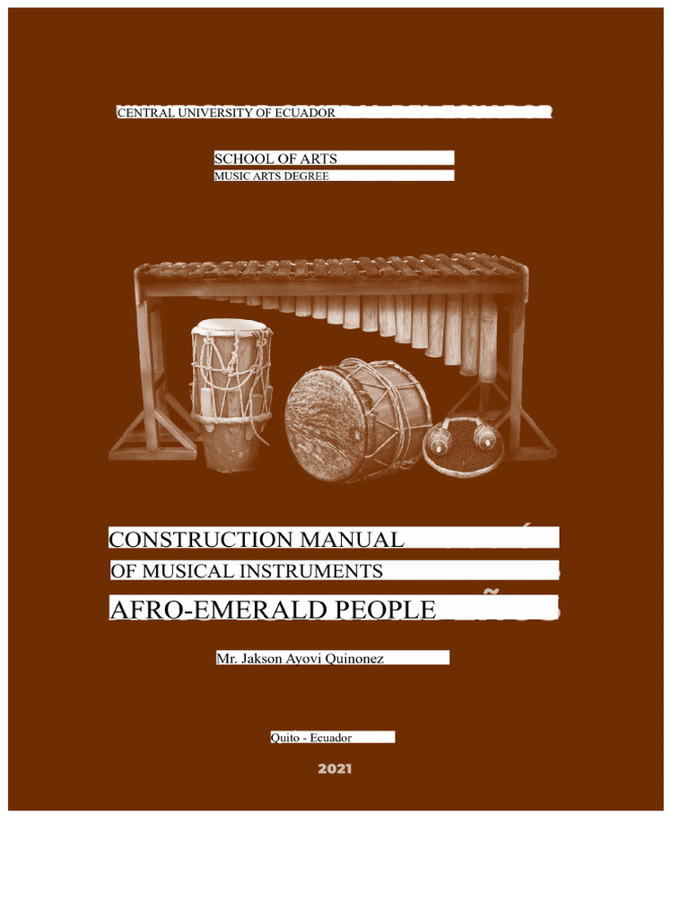 Manual of Musical Instruments of Emeralds | PDF | Drum