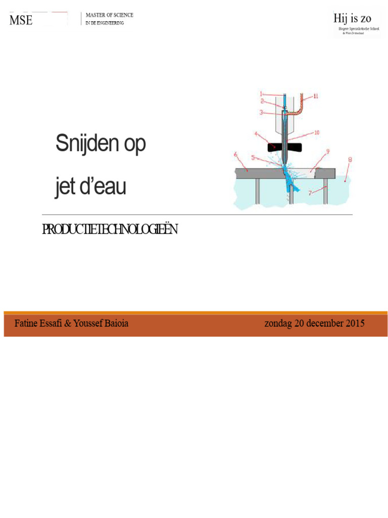 Waterstraal Snijwerk | PDF