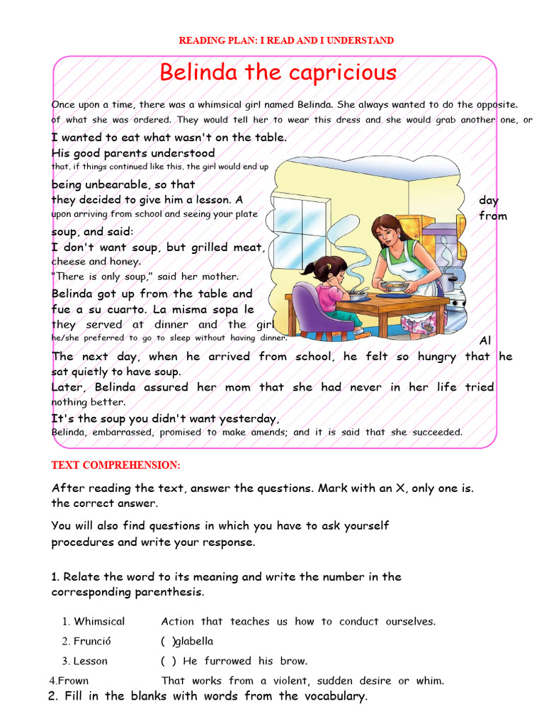 Belinda's Whimsical Lesson Plan | PDF