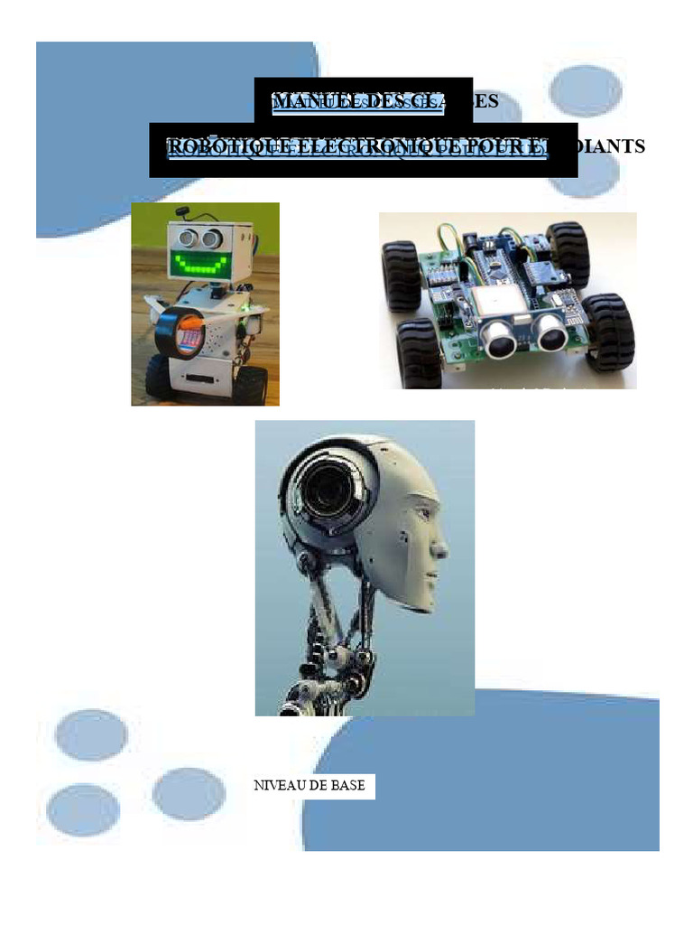 Manuel de Robotique et Électronique Étudiante | PDF | Robotique | Robot