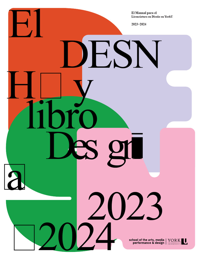 Manual Desn 23 - 24 | PDF | Diseño | Universidad de York