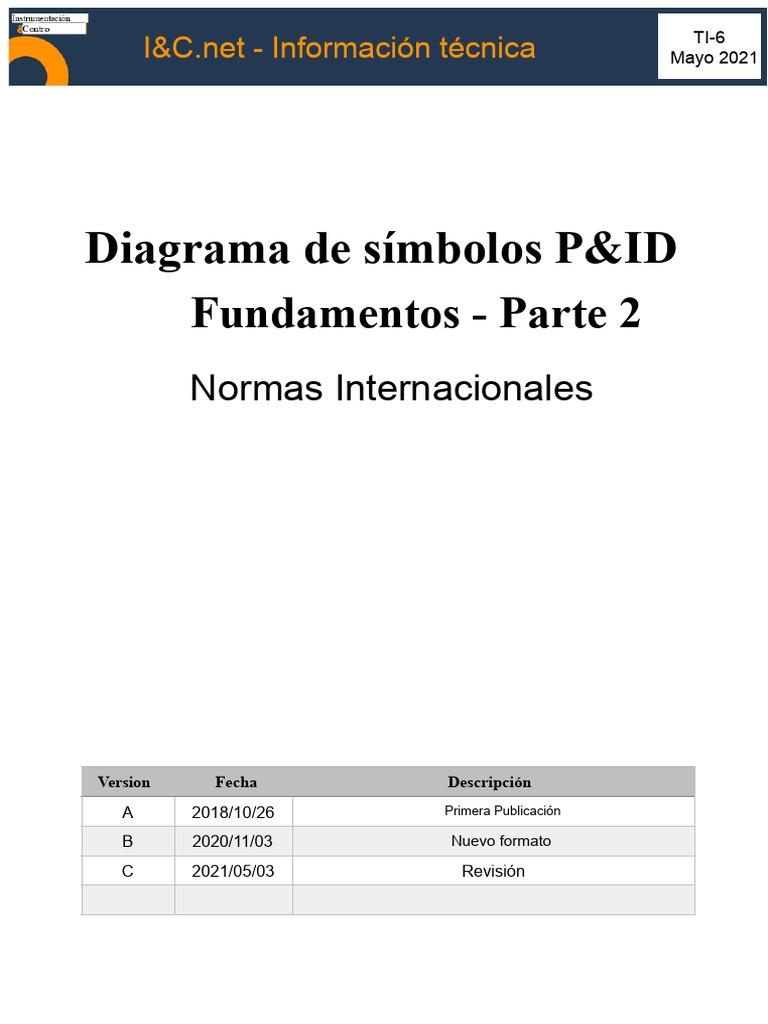 Diagrama de Símbolos P-ID - Conceptos Básicos - Parte 2 | PDF ...