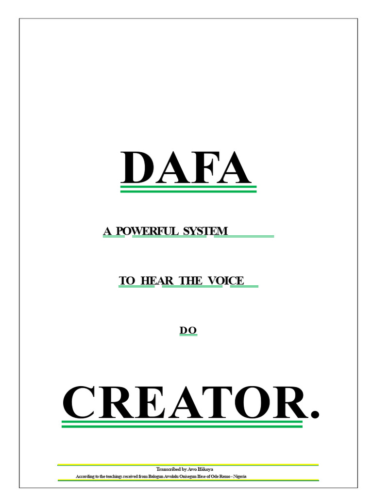 Ifá Prayer Cycle and Divination Guide | PDF | Spirituality