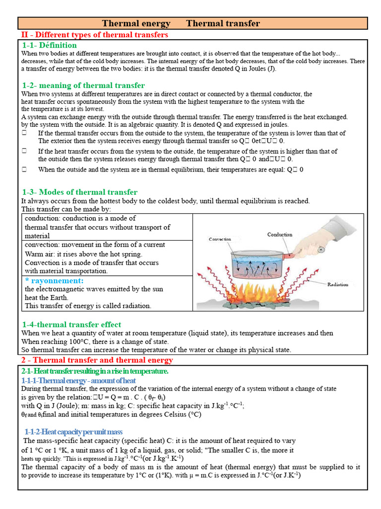 Understanding Thermal Transfer Types | PDF | Heat | Temperature
