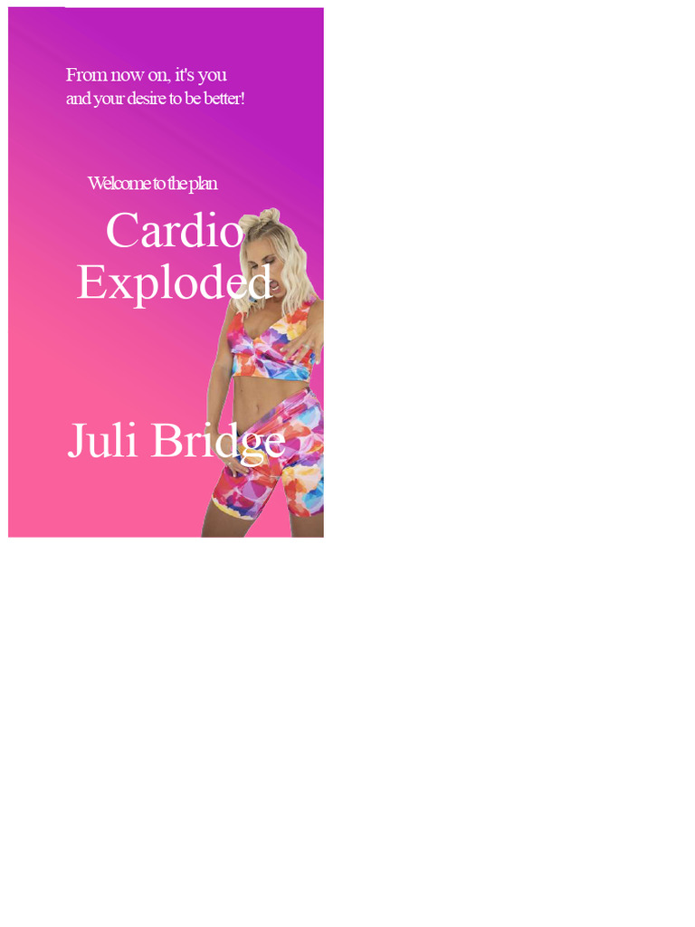Advanced Cardio Workout Plan | PDF | Physical Exercise