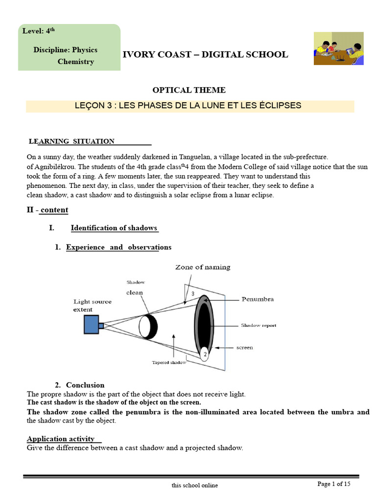 Moon Phases and Eclipses Explained | PDF | Eclipse | Moon