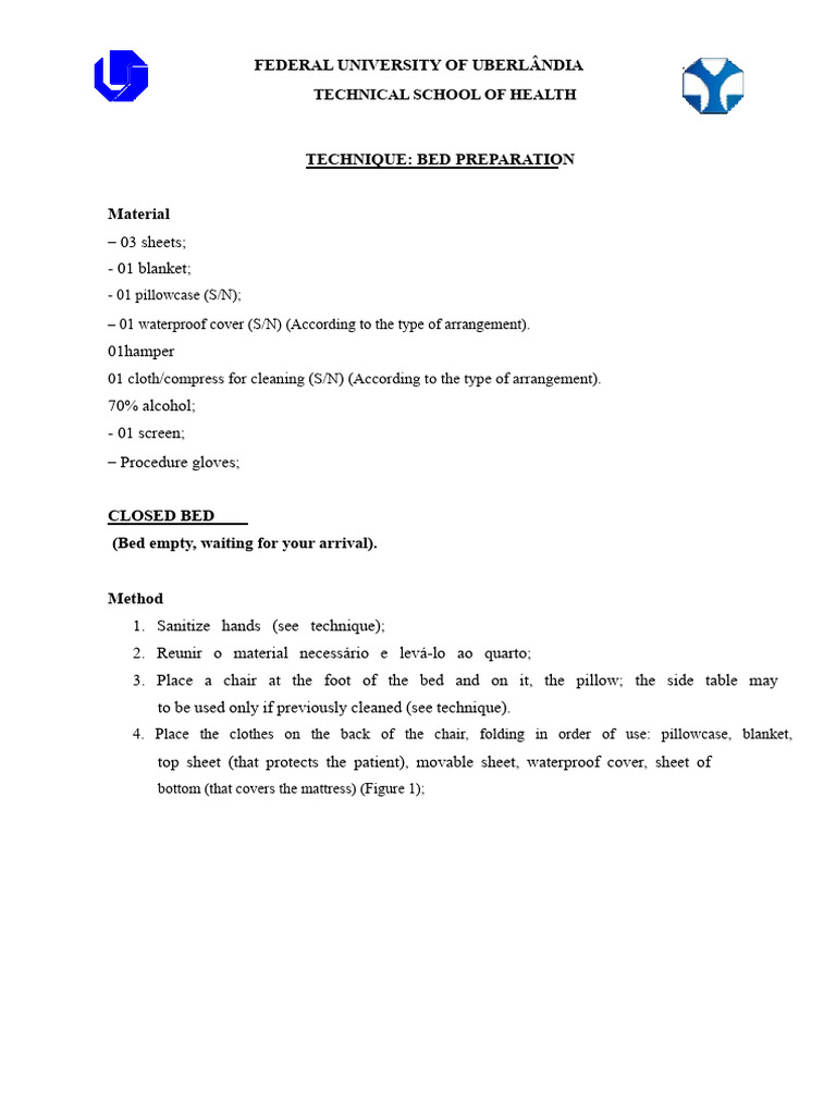 3 Bed preparation_vs_2021_step by step | PDF | Bed | Bedding