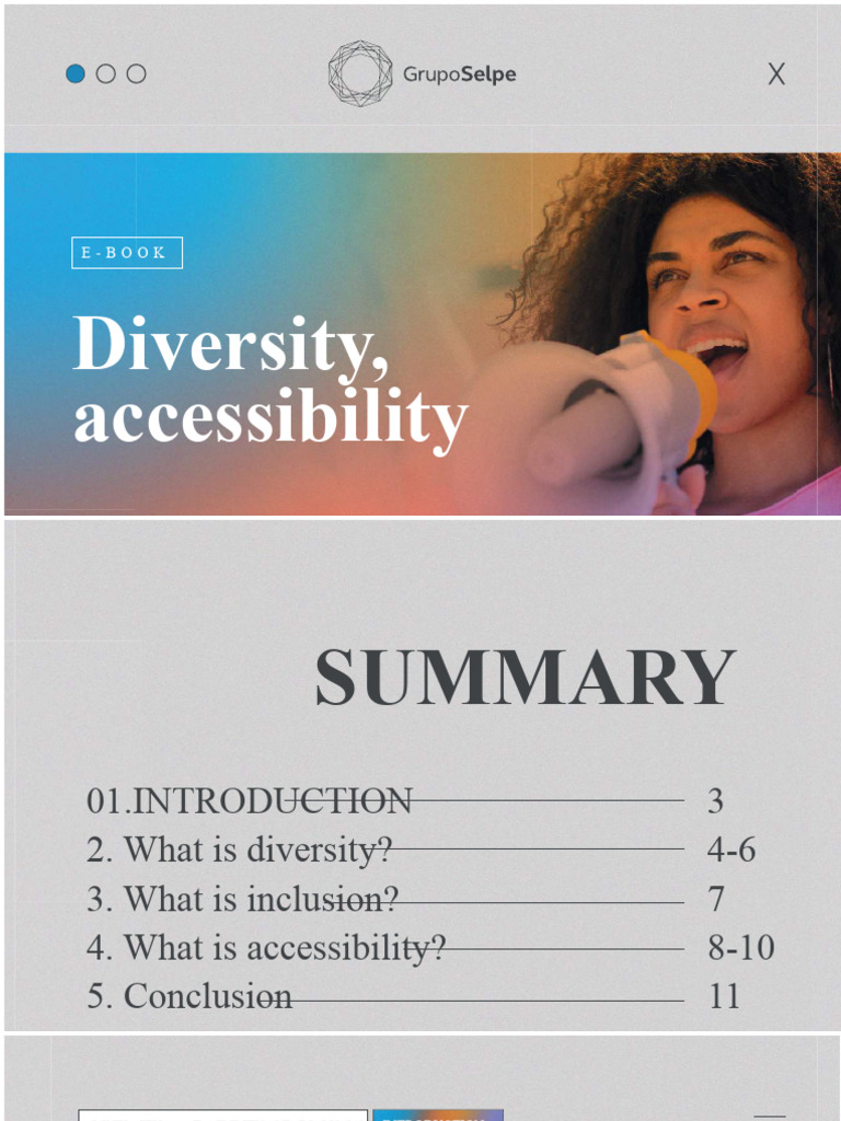 E-Book Diversity and Inclusion V3 | PDF | Social Exclusion | Accessibility