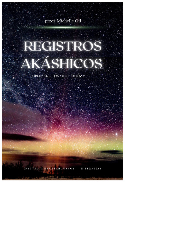 E Book Rejestry Akaszyjskie Portal Twojej Duszy Michelle Gil ...