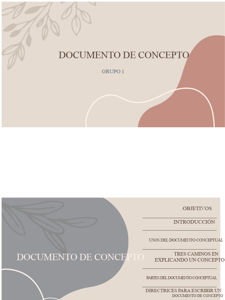 Guía para Redactar un Documento Conceptual | PDF | Enseñando | Aprendizaje