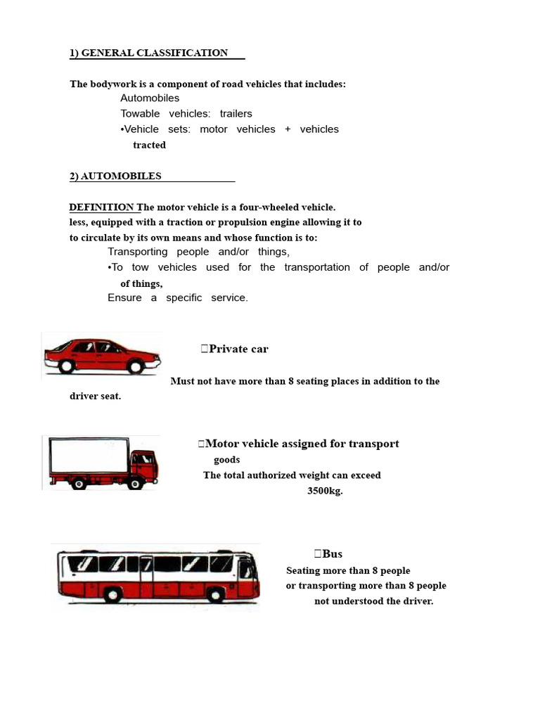 vehicle-classification 3 | PDF | Trailer (Vehicle) | Automotive Industry