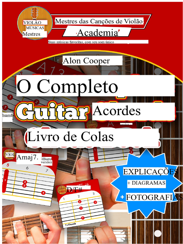 Guia Completo de Acordes para Guitarra | PDF | Acorde (música) | Guitarras