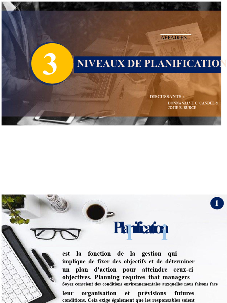 Niveaux de planification stratégique et tactique | PDF | Planification
