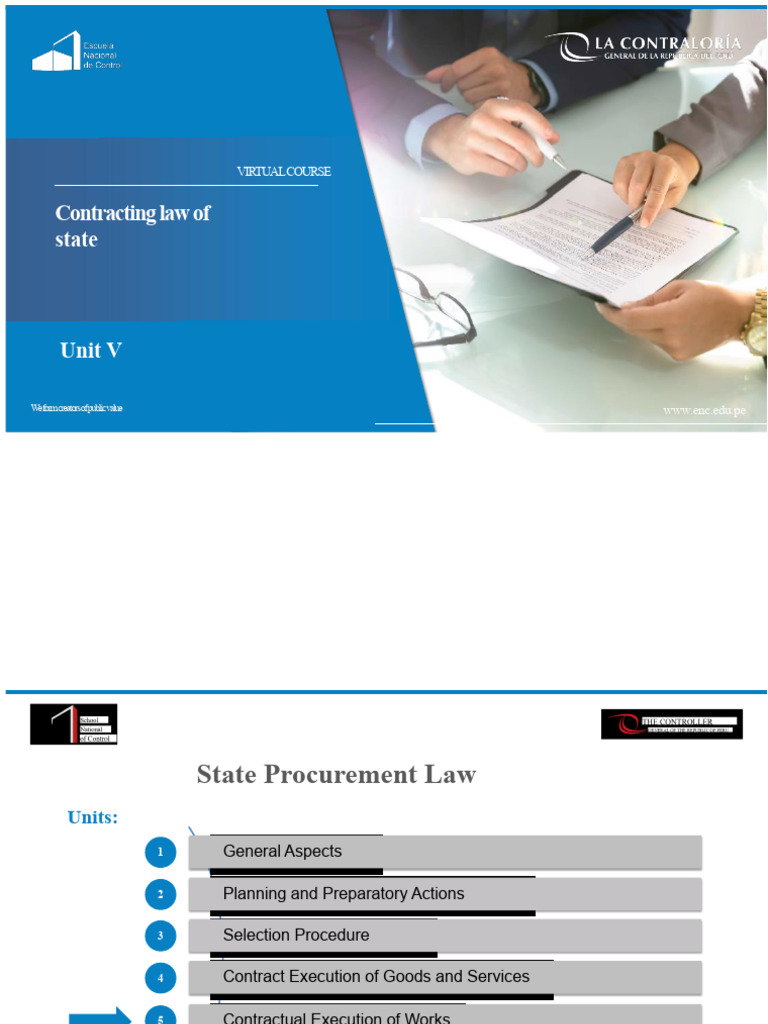 State Procurement Law: Contract Execution | PDF