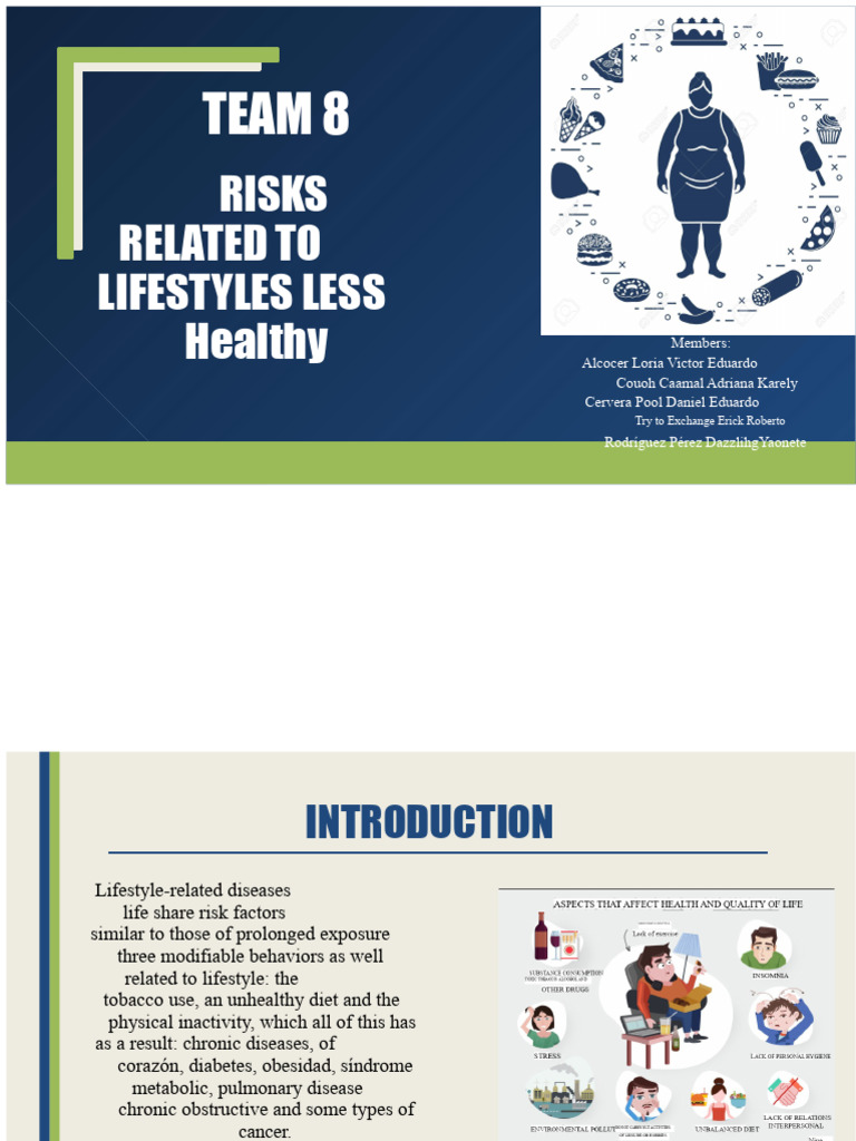 1.1. RISKS RELATED TO UNHEALTHY LIFESTYLES (1) | PDF | Sedentary ...