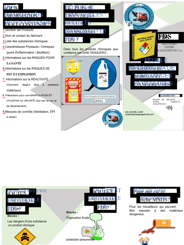 Guide sur les FDS et leur Utilisation | PDF | Substances chimiques ...