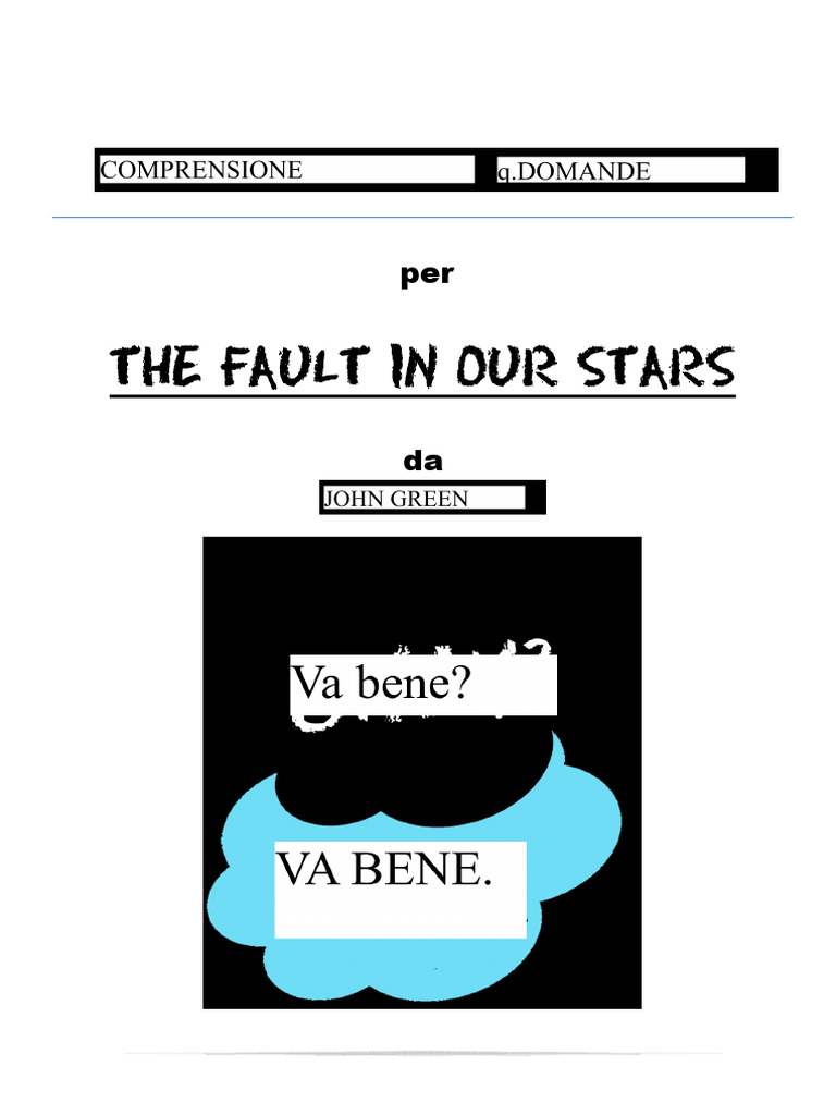 Le Domande Della Colpa Nelle Nostre Stelle | PDF
