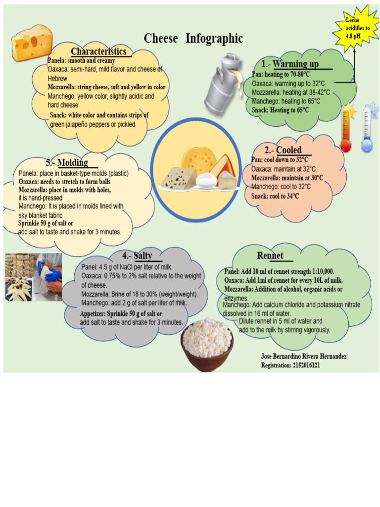 Cheese infographic | PDF | Cheese | Dairy Products