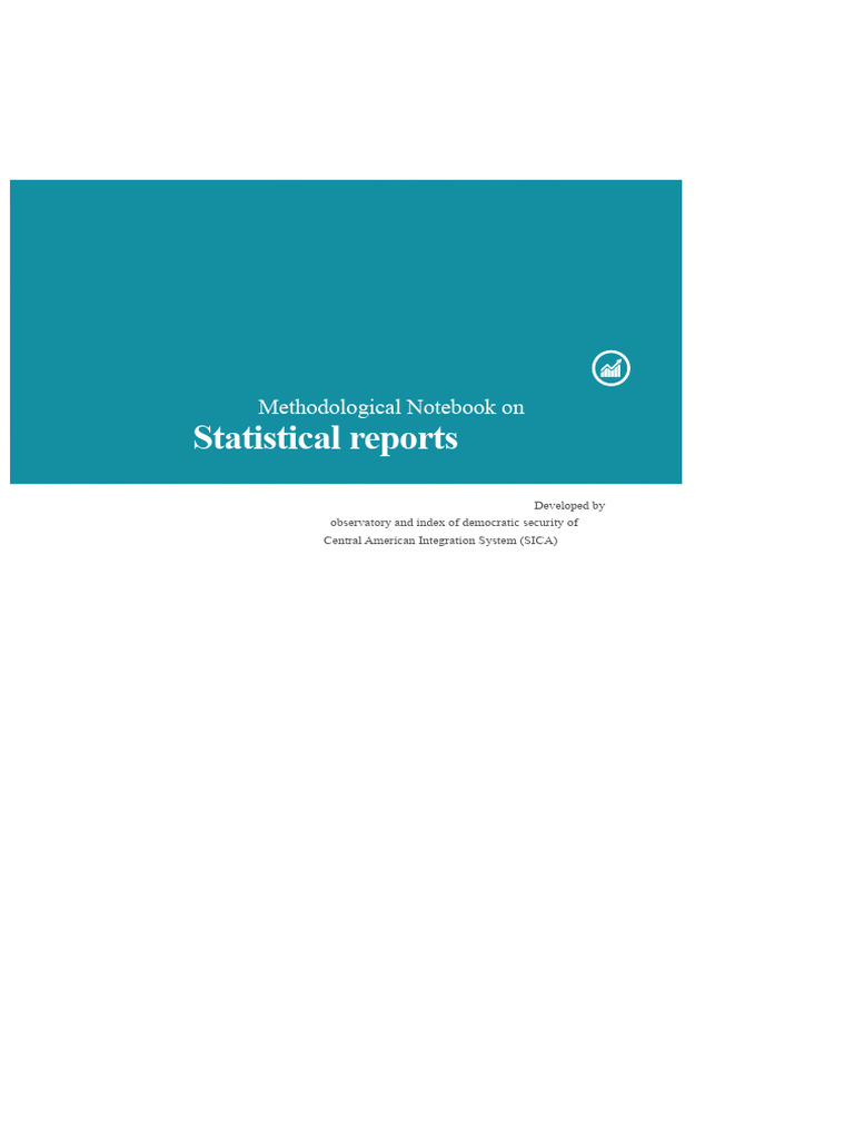 Methodological Notebook On Statistical Reports | PDF | Information ...