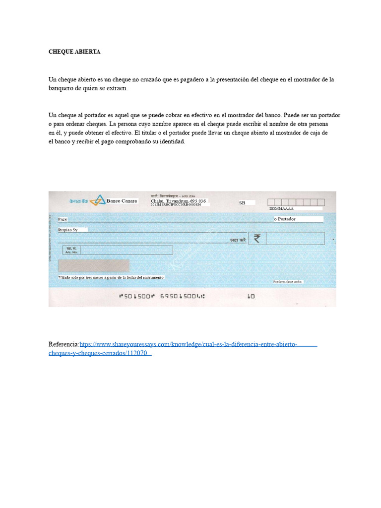 CHEEEECKS | PDF | Cheque | Bancos