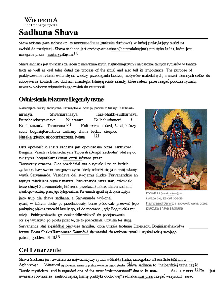 Shava Sadhana | PDF
