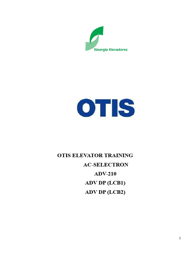 Otis Elevator Control Training Guide | PDF | Relay | Elevator