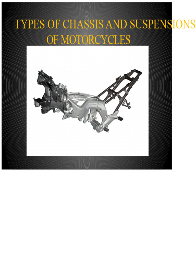 Motorcycle Chassis and Suspension Types | PDF | Vehicle Technology ...