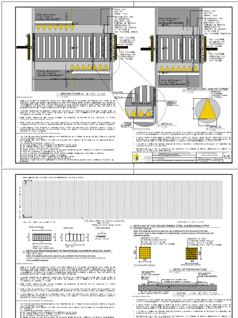 Elevated Bands and Transverse Waves Design | PDF | Road | Reinforced ...