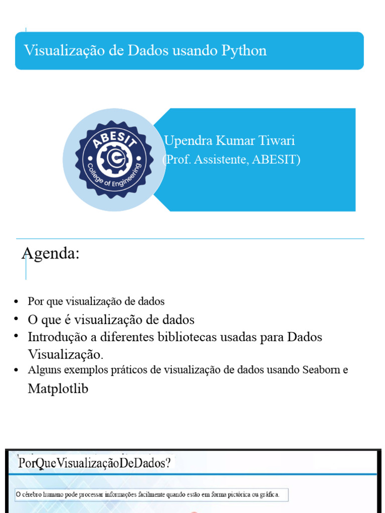 Visualização de Dados com Python: Bibliotecas e Exemplos | PDF | Python ...