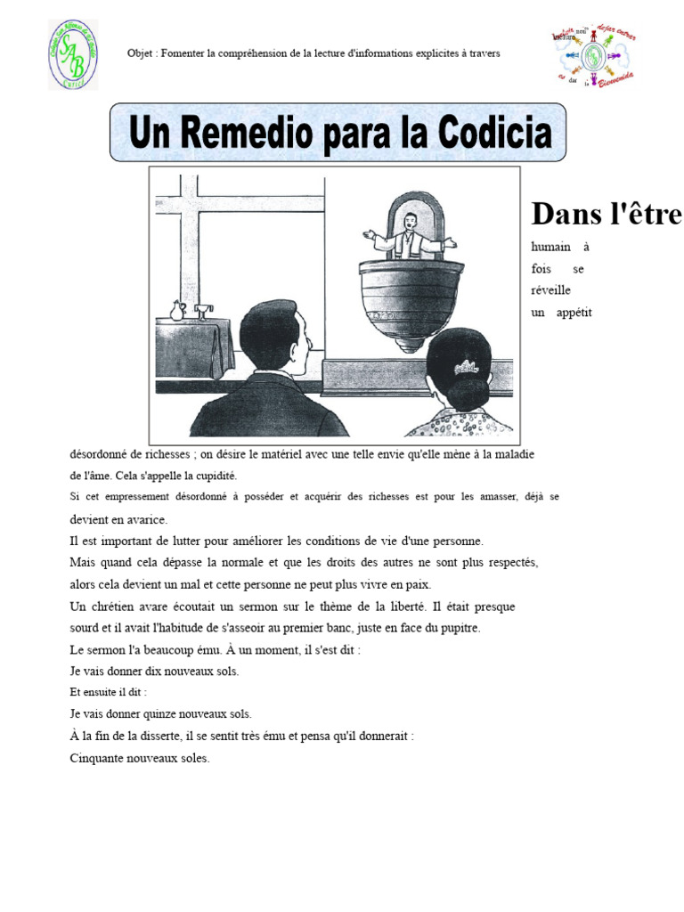 Comprendre la cupidité et l'avidité | PDF